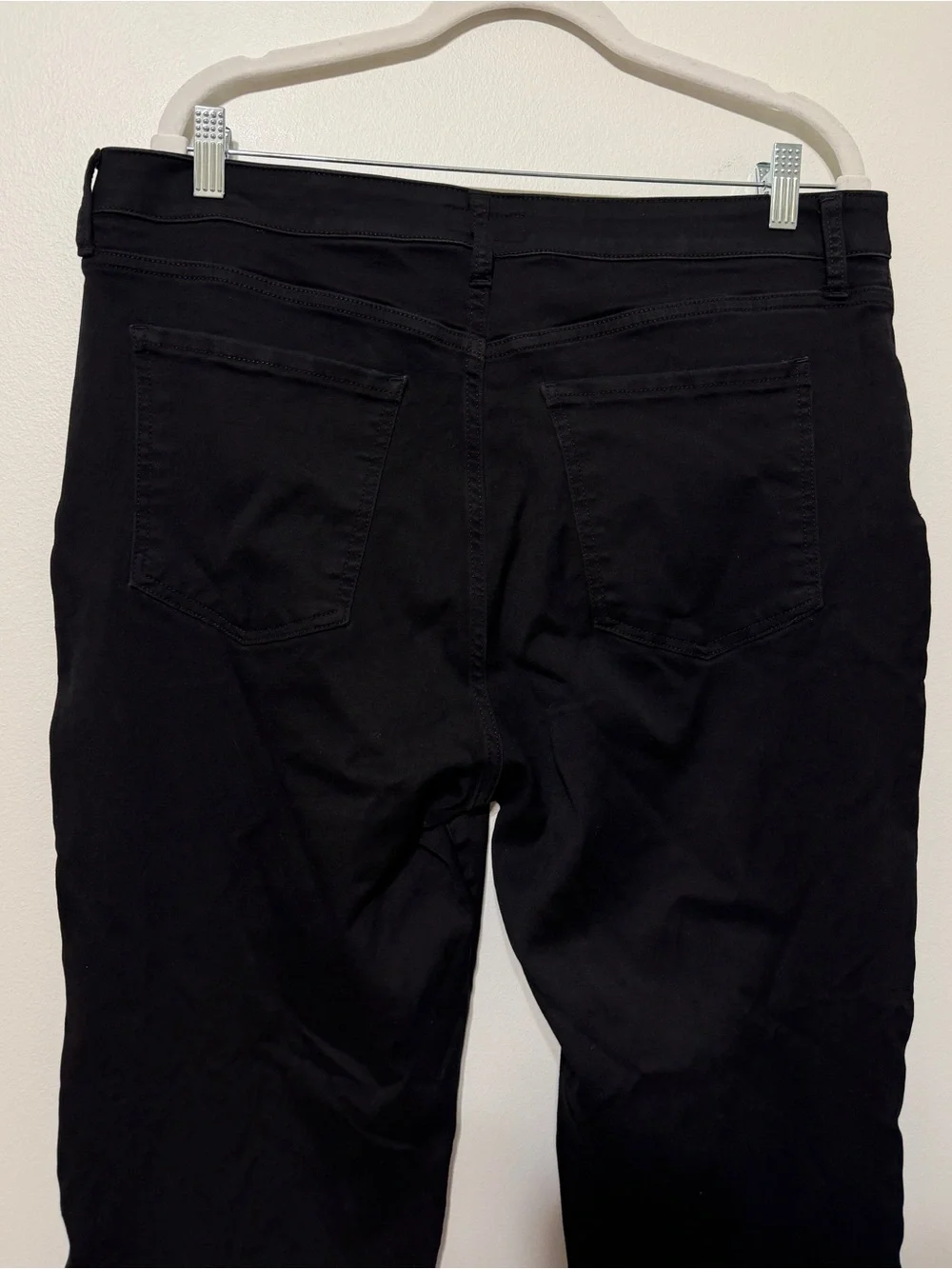 KUT from the Kloth Kelsey High Rise Fab Ab Ankle Flare Jeans Black Size 16